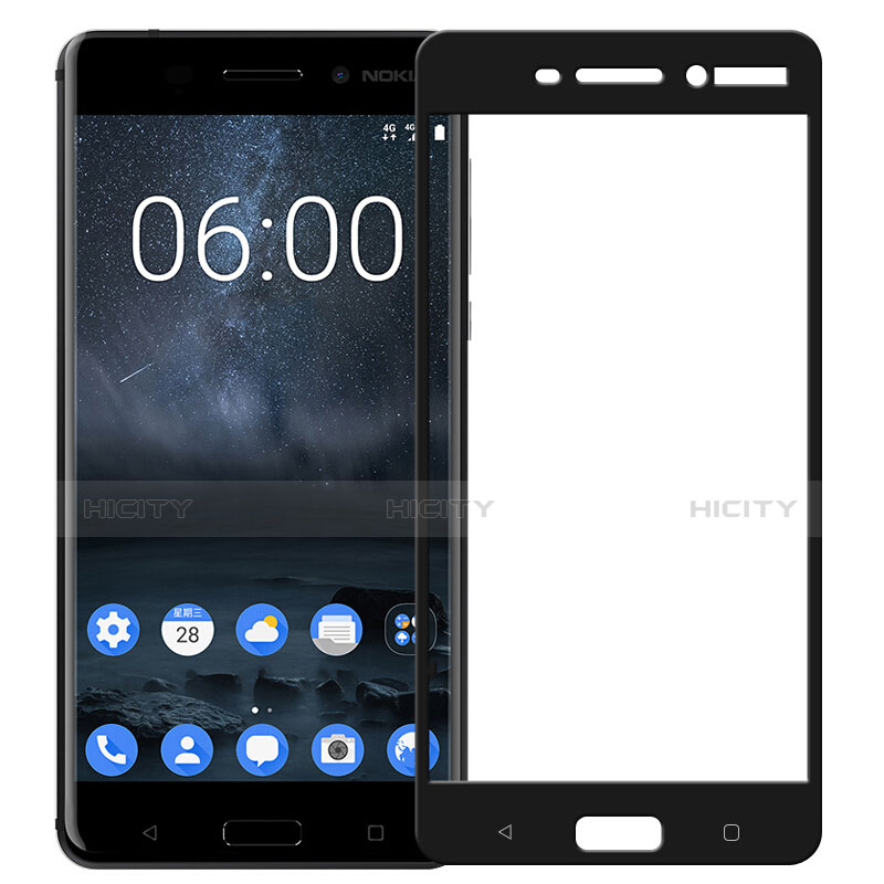 Protector de Pantalla Cristal Templado Integral F03 para Nokia 6 Negro