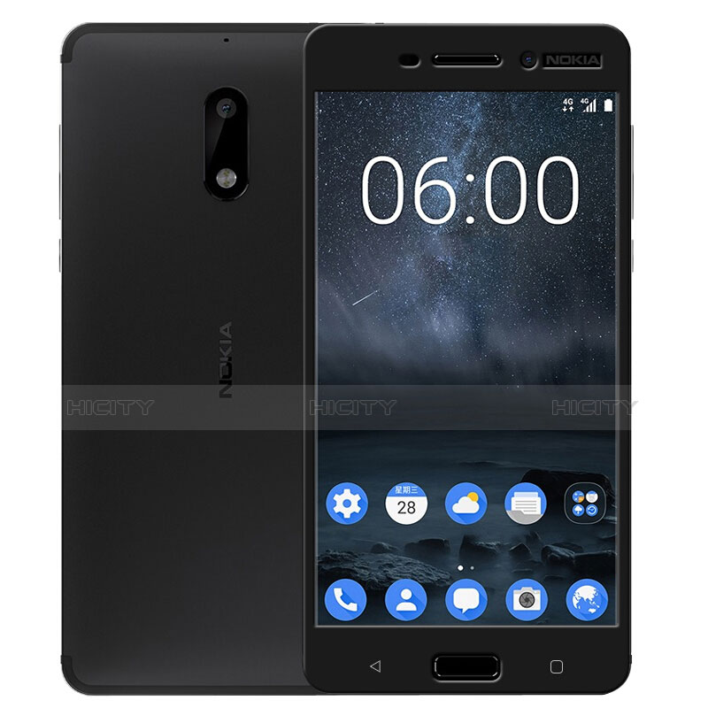 Protector de Pantalla Cristal Templado Integral F03 para Nokia 6 Negro