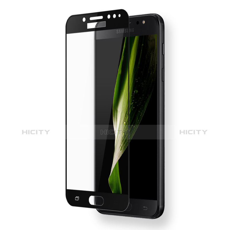 Protector de Pantalla Cristal Templado Integral F03 para Samsung Galaxy C8 C710F Negro