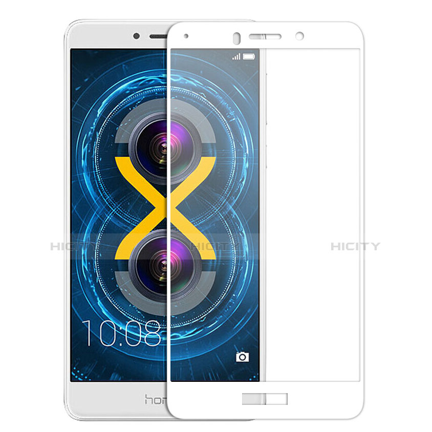 Protector de Pantalla Cristal Templado Integral F04 para Huawei Honor 6X Blanco