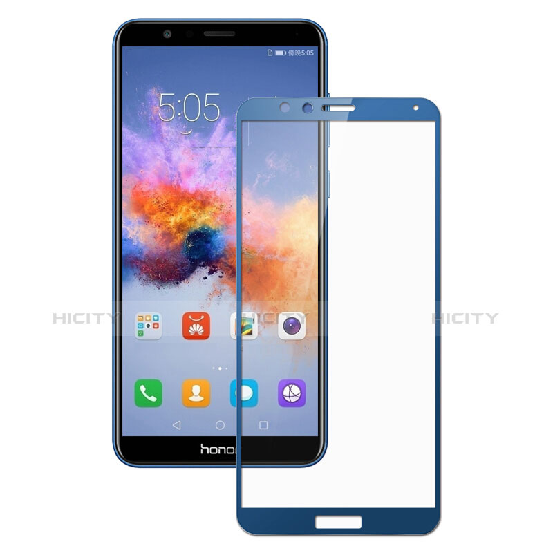 Protector de Pantalla Cristal Templado Integral F05 para Huawei Honor 7X Azul