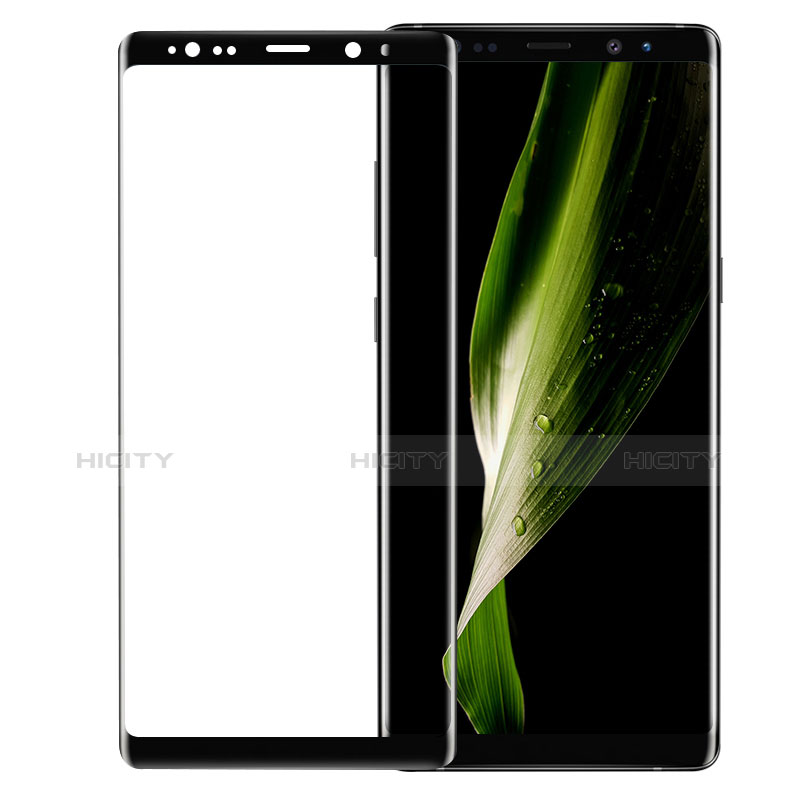 Protector de Pantalla Cristal Templado Integral F07 para Samsung Galaxy Note 8 Duos N950F Negro