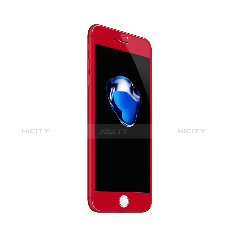 Protector de Pantalla Cristal Templado Integral F19 para Apple iPhone 8 Plus Rojo