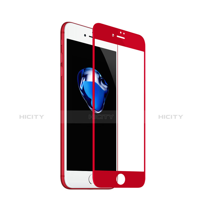 Protector de Pantalla Cristal Templado Integral F19 para Apple iPhone 8 Plus Rojo