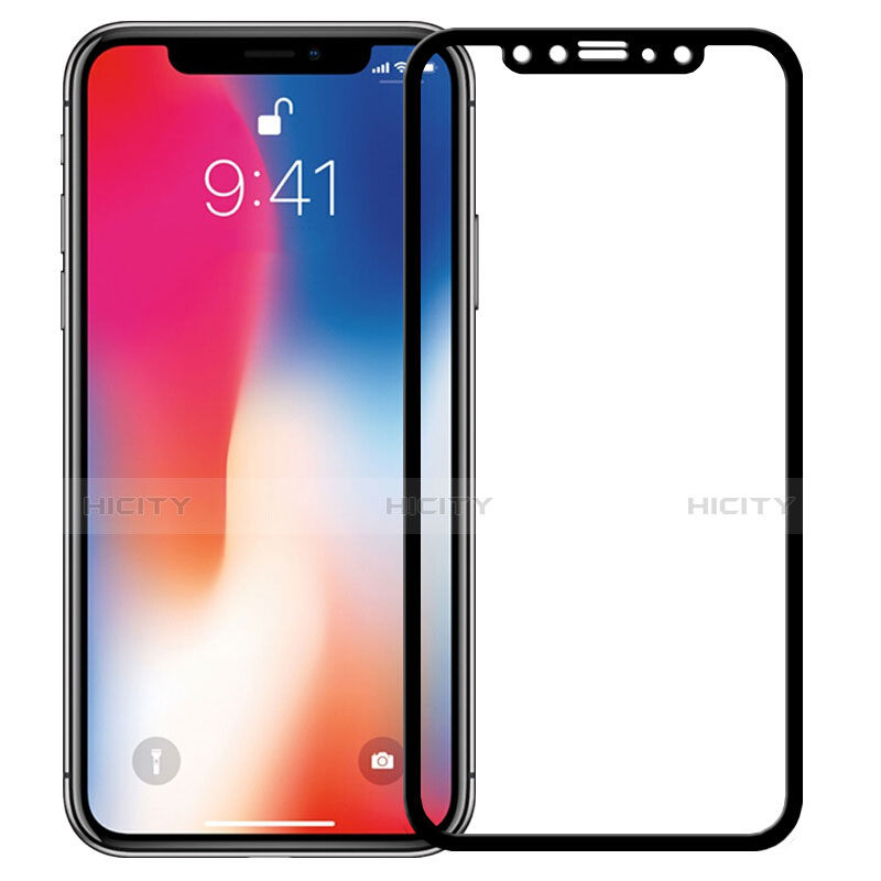 Protector de Pantalla Cristal Templado Integral F23 para Apple iPhone Xs Max Negro