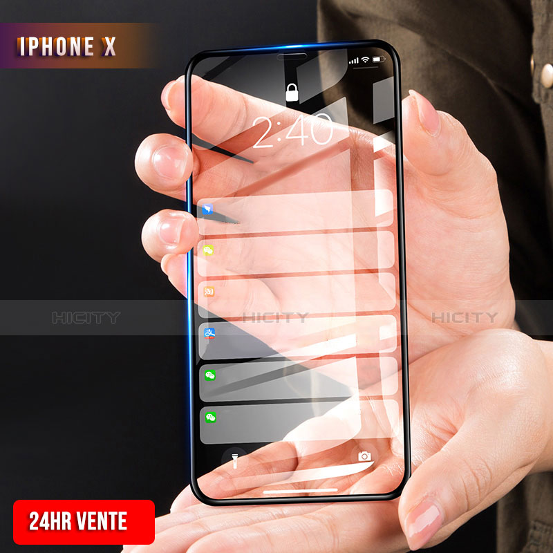 Protector de Pantalla Cristal Templado Integral F28 para Apple iPhone Xs Negro