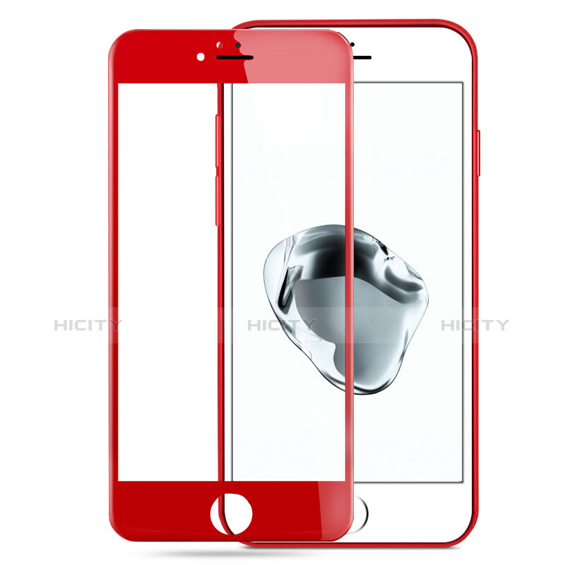 Protector de Pantalla Cristal Templado Integral para Apple iPhone 8 Plus Rojo