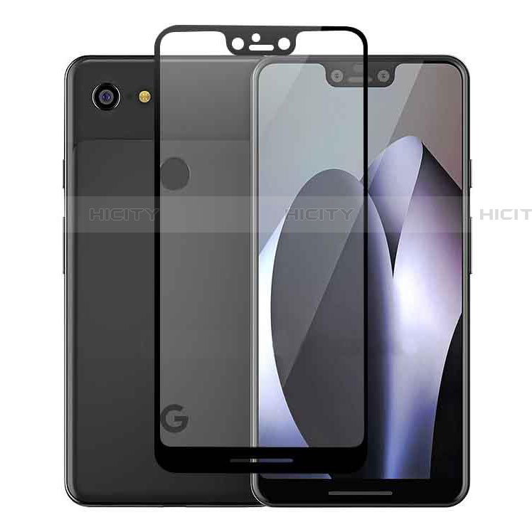 Protector de Pantalla Cristal Templado Integral para Google Pixel 3 XL Negro