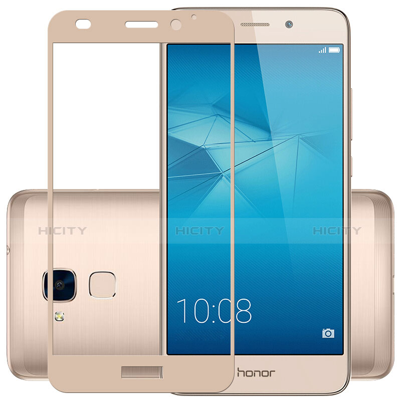 Protector de Pantalla Cristal Templado Integral para Huawei Honor 5C Oro