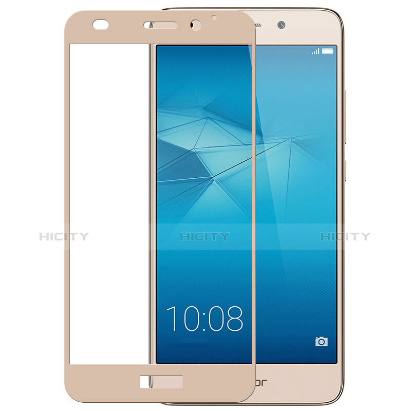 Protector de Pantalla Cristal Templado Integral para Huawei Honor 7 Lite Oro