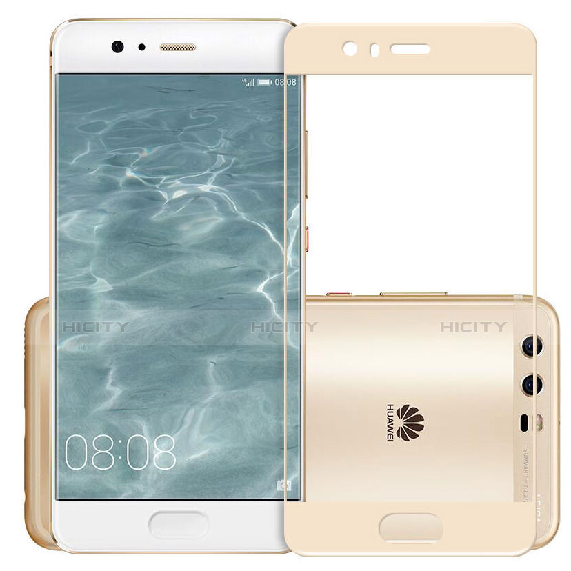 Protector de Pantalla Cristal Templado Integral para Huawei P10 Plus Oro