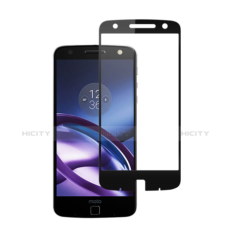 Protector de Pantalla Cristal Templado Integral para Motorola Moto Z Negro