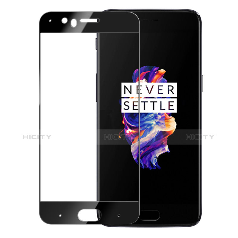 Protector de Pantalla Cristal Templado Integral para OnePlus 5 Negro