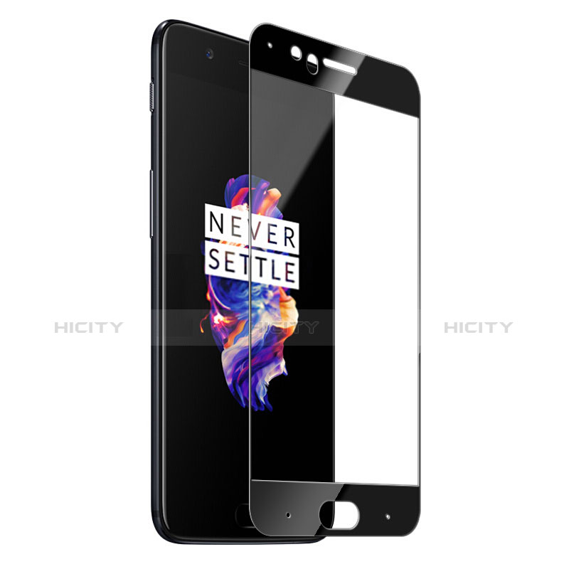 Protector de Pantalla Cristal Templado Integral para OnePlus 5 Negro