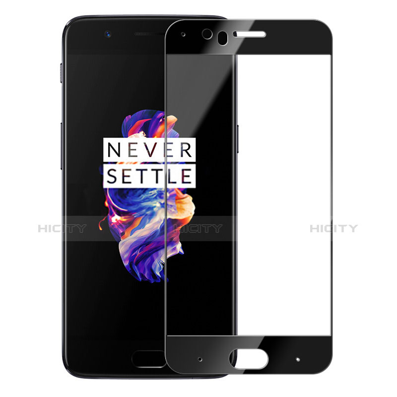 Protector de Pantalla Cristal Templado Integral para OnePlus 5 Negro