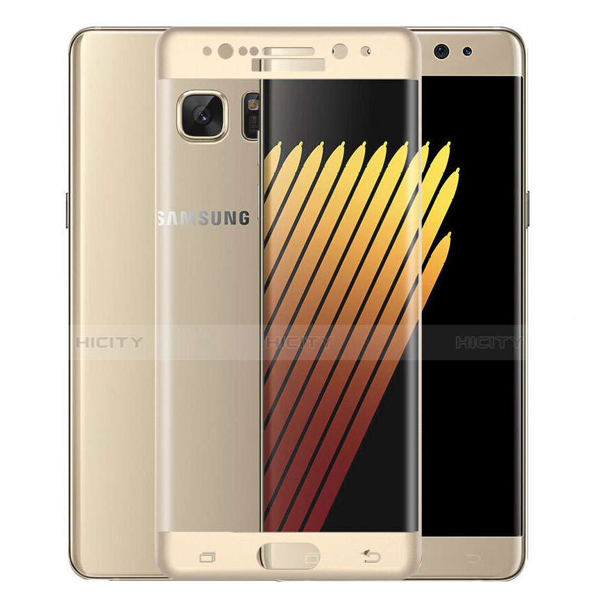 Protector de Pantalla Cristal Templado Integral para Samsung Galaxy Note 7 Oro