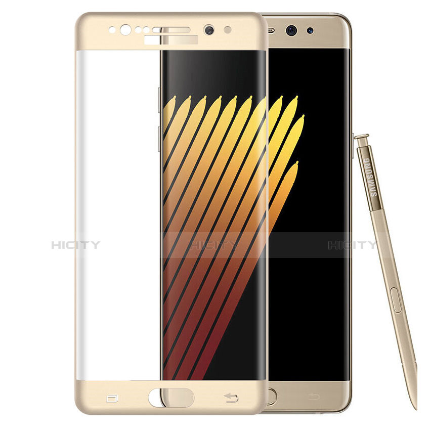 Protector de Pantalla Cristal Templado Integral para Samsung Galaxy Note 7 Oro