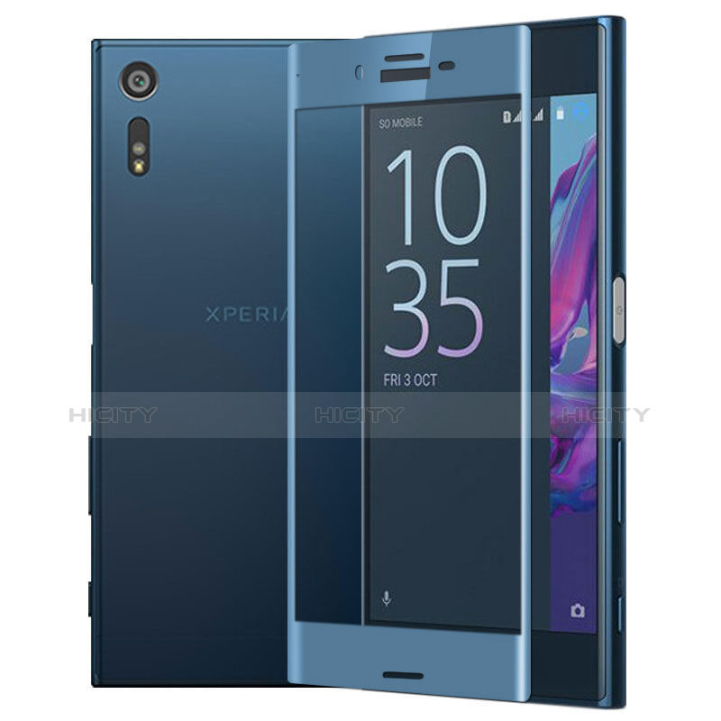 Protector de Pantalla Cristal Templado Integral para Sony Xperia XZ Azul