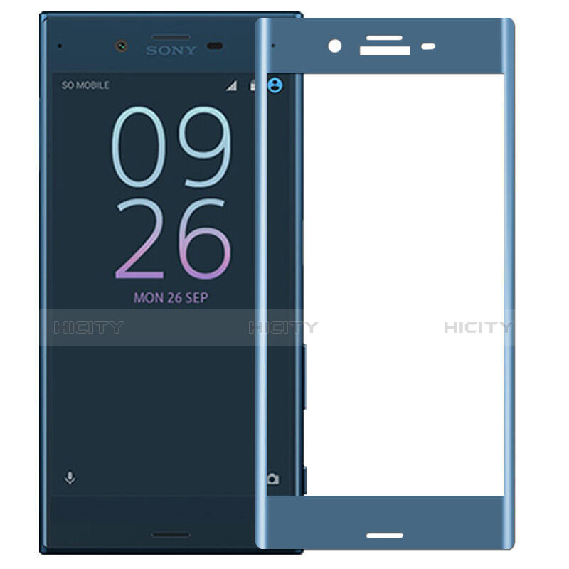 Protector de Pantalla Cristal Templado Integral para Sony Xperia XZs Azul