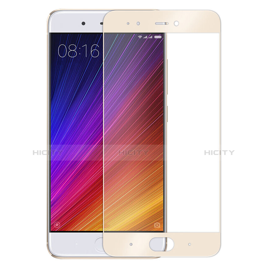 Protector de Pantalla Cristal Templado Integral para Xiaomi Mi 5S 4G Oro