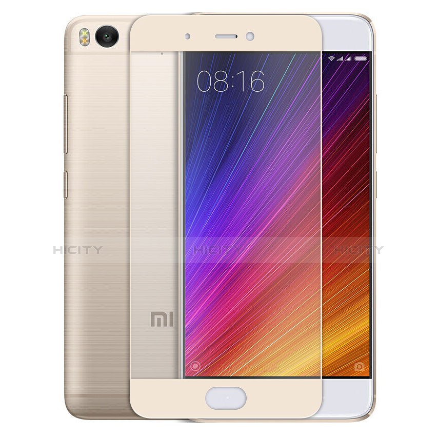 Protector de Pantalla Cristal Templado Integral para Xiaomi Mi 5S Oro