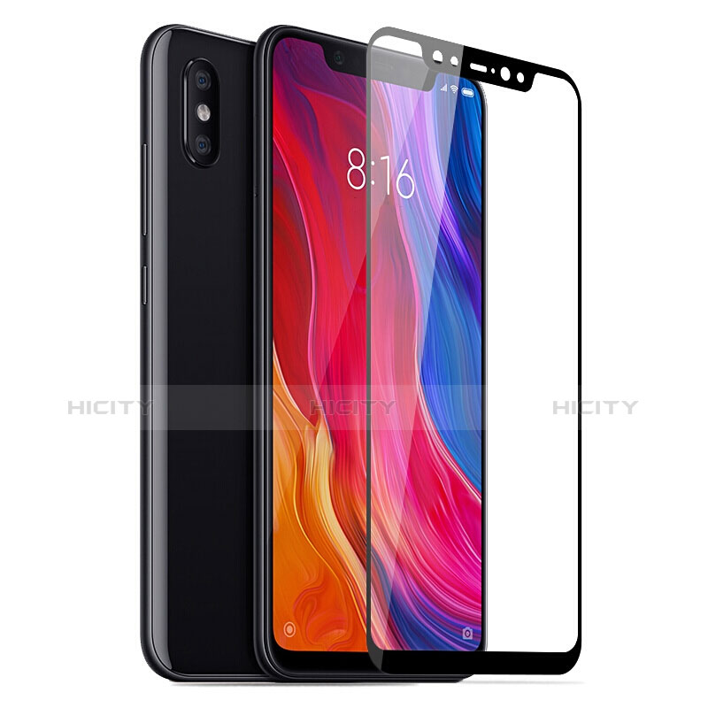 Protector de Pantalla Cristal Templado Integral para Xiaomi Mi 8 Pro Global Version Negro