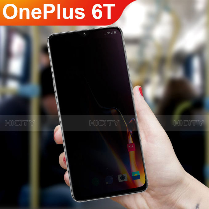 Protector de Pantalla Cristal Templado Privacy para OnePlus 6T Claro