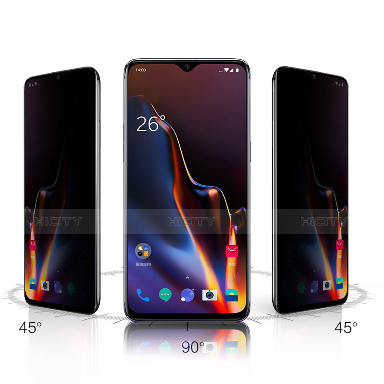 Protector de Pantalla Cristal Templado Privacy para OnePlus 6T Claro