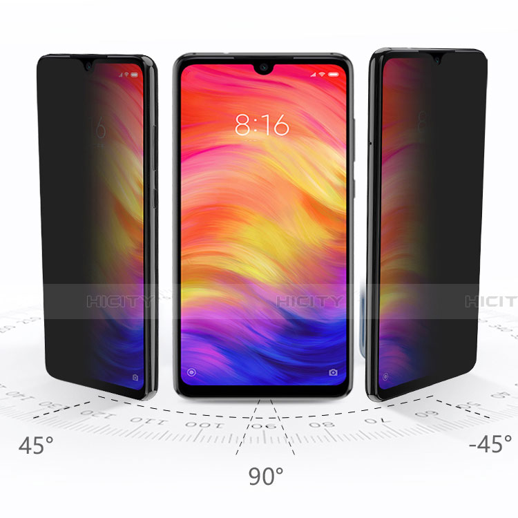 Protector de Pantalla Cristal Templado Privacy para Xiaomi Redmi Note 7 Pro Claro