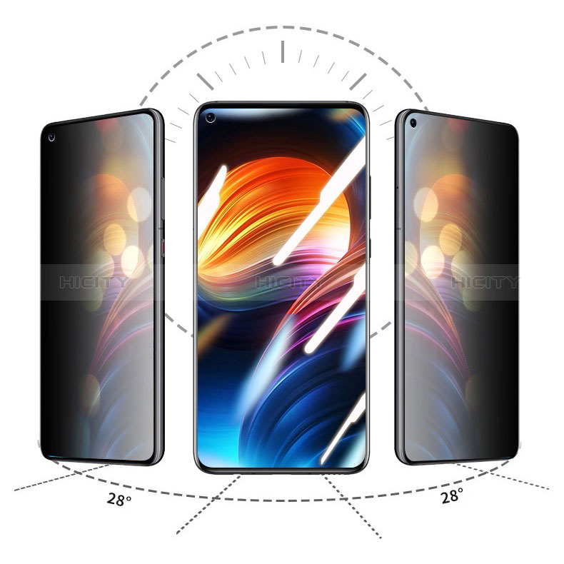 Protector de Pantalla Cristal Templado Privacy S01 para Oppo A76 Claro