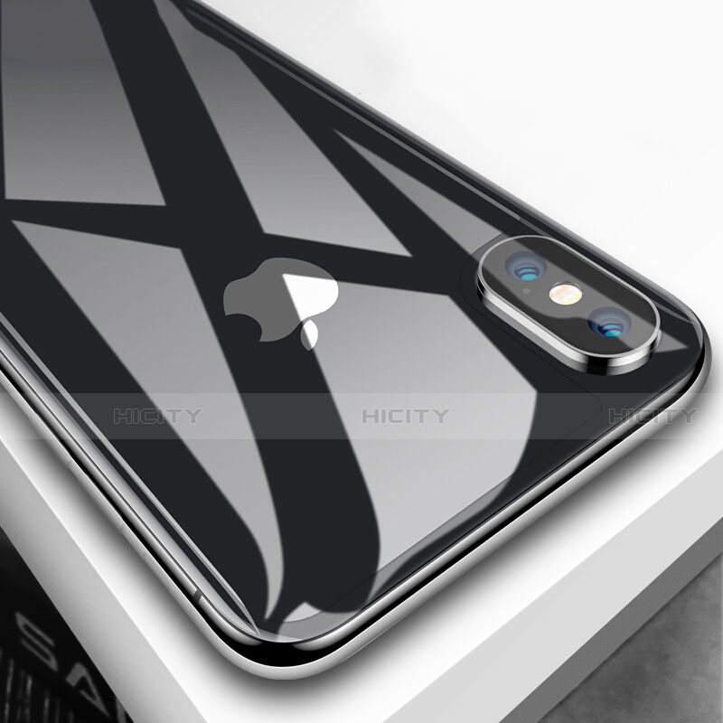 Protector de Pantalla Cristal Templado Trasera B05 para Apple iPhone X Negro