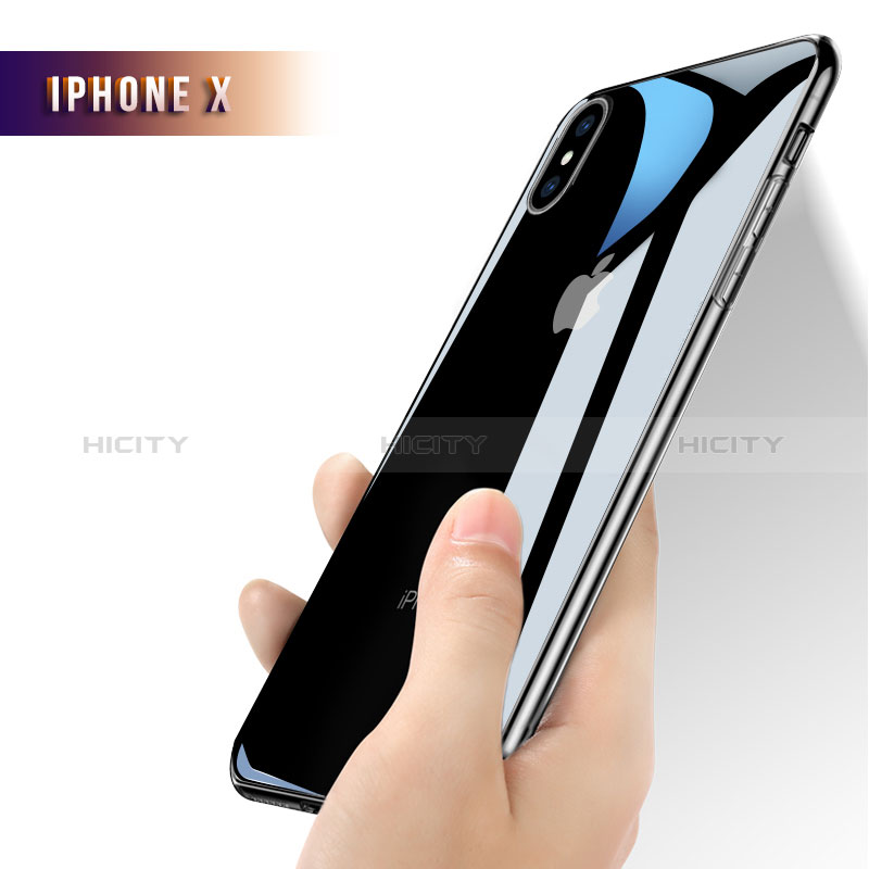 Protector de Pantalla Cristal Templado Trasera B08 para Apple iPhone X Claro