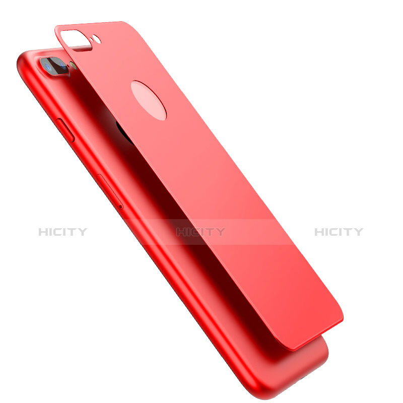 Protector de Pantalla Cristal Templado Trasera para Apple iPhone 7 Plus Rojo