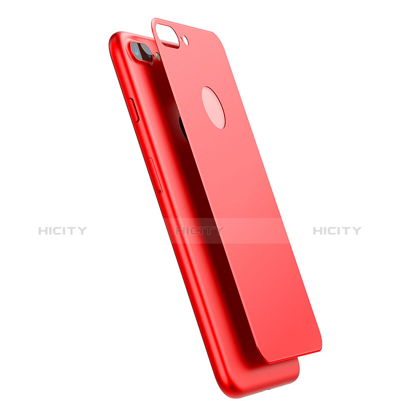 Protector de Pantalla Cristal Templado Trasera para Apple iPhone 7 Plus Rojo