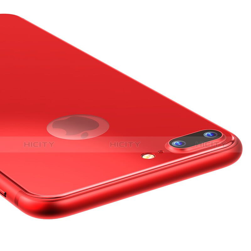 Protector de Pantalla Cristal Templado Trasera para Apple iPhone 7 Plus Rojo