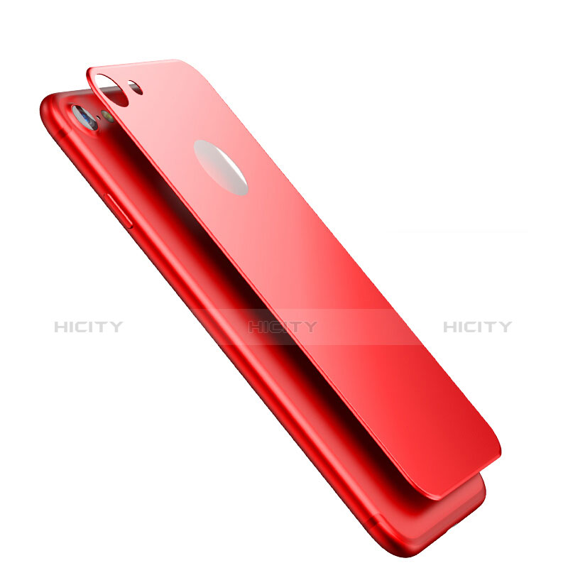 Protector de Pantalla Cristal Templado Trasera para Apple iPhone 7 Rojo