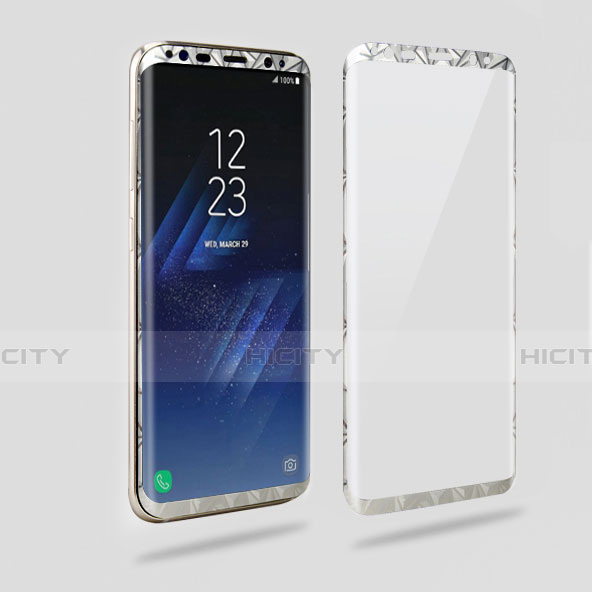 Protector de Pantalla Ultra Clear Frontal y Trasera para Samsung Galaxy S8 Plata