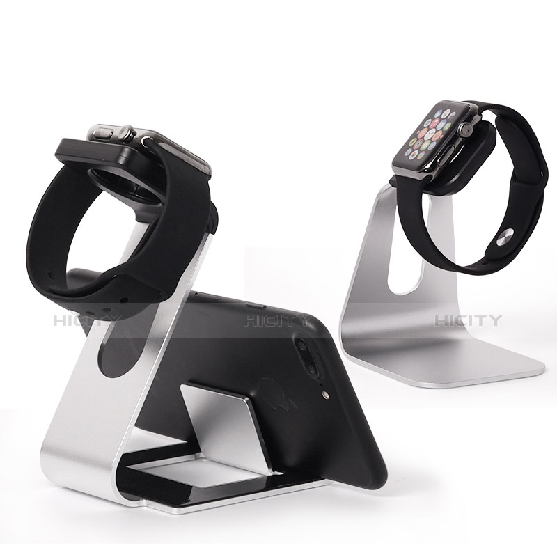 Soporte Dock Base Charging de Carga Cargador C02 para Apple iWatch 2 38mm Plata