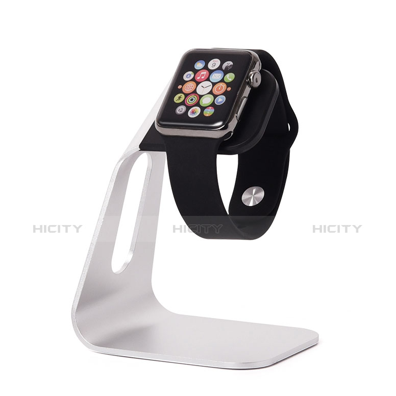 Soporte Dock Base Charging de Carga Cargador C02 para Apple iWatch 4 44mm Plata