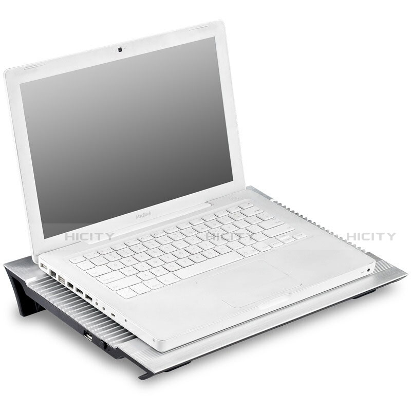 Soporte Ordenador Portatil Refrigeracion USB Ventilador 9 Pulgadas a 16 Pulgadas Universal M05 para Apple MacBook Pro 13 pulgadas (2020) Plata
