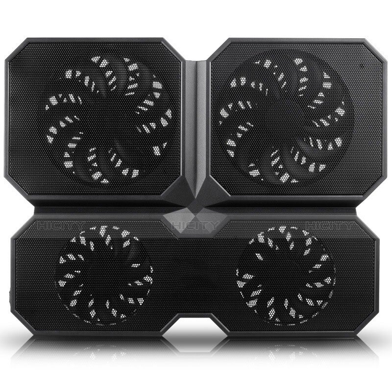 Soporte Ordenador Portatil Refrigeracion USB Ventilador 9 Pulgadas a 16 Pulgadas Universal M06 para Apple MacBook Pro 15 pulgadas Negro