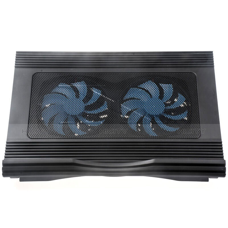 Soporte Ordenador Portatil Refrigeracion USB Ventilador 9 Pulgadas a 16 Pulgadas Universal M10 para Apple MacBook 12 pulgadas Negro