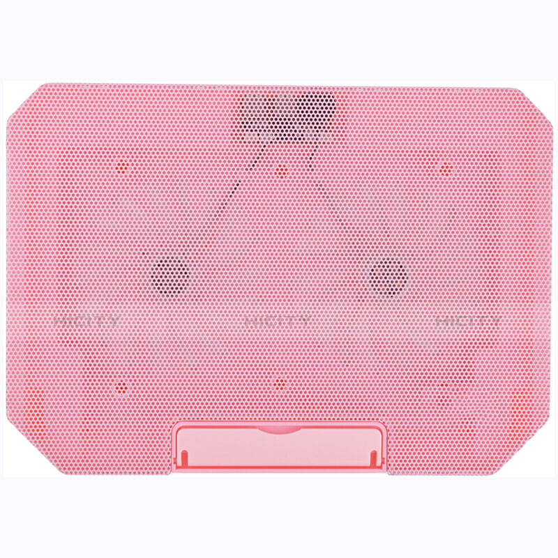 Soporte Ordenador Portatil Refrigeracion USB Ventilador 9 Pulgadas a 16 Pulgadas Universal M16 para Apple MacBook 12 pulgadas Rosa