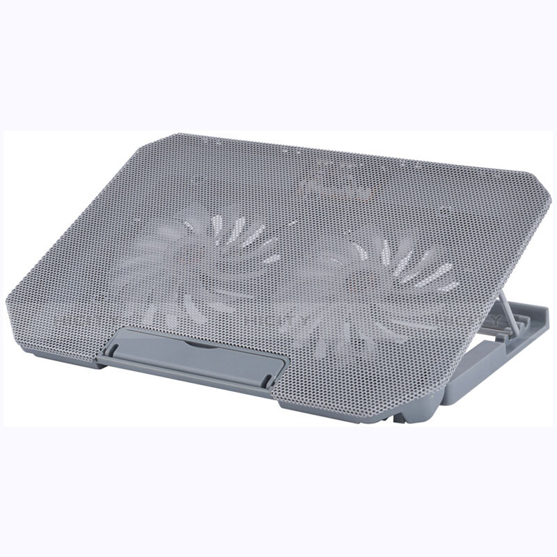 Soporte Ordenador Portatil Refrigeracion USB Ventilador 9 Pulgadas a 16 Pulgadas Universal M16 para Huawei Honor MagicBook 15 Plata