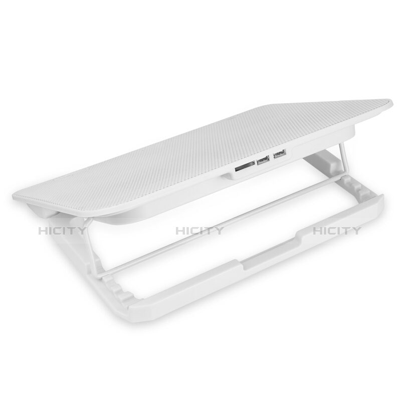 Soporte Ordenador Portatil Refrigeracion USB Ventilador 9 Pulgadas a 16 Pulgadas Universal M18 para Apple MacBook Air 11 pulgadas Blanco