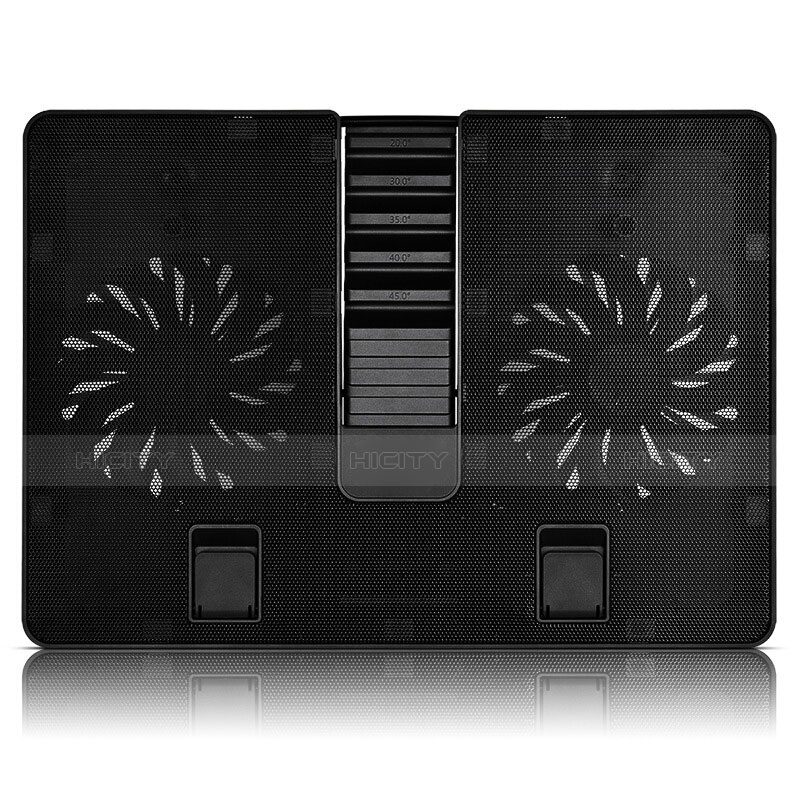 Soporte Ordenador Portatil Refrigeracion USB Ventilador 9 Pulgadas a 16 Pulgadas Universal M25 para Apple MacBook Pro 15 pulgadas Negro