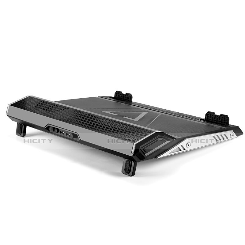 Soporte Ordenador Portatil Refrigeracion USB Ventilador 9 Pulgadas a 17 Pulgadas Universal L01 para Huawei MateBook D15 (2020) 15.6 Negro