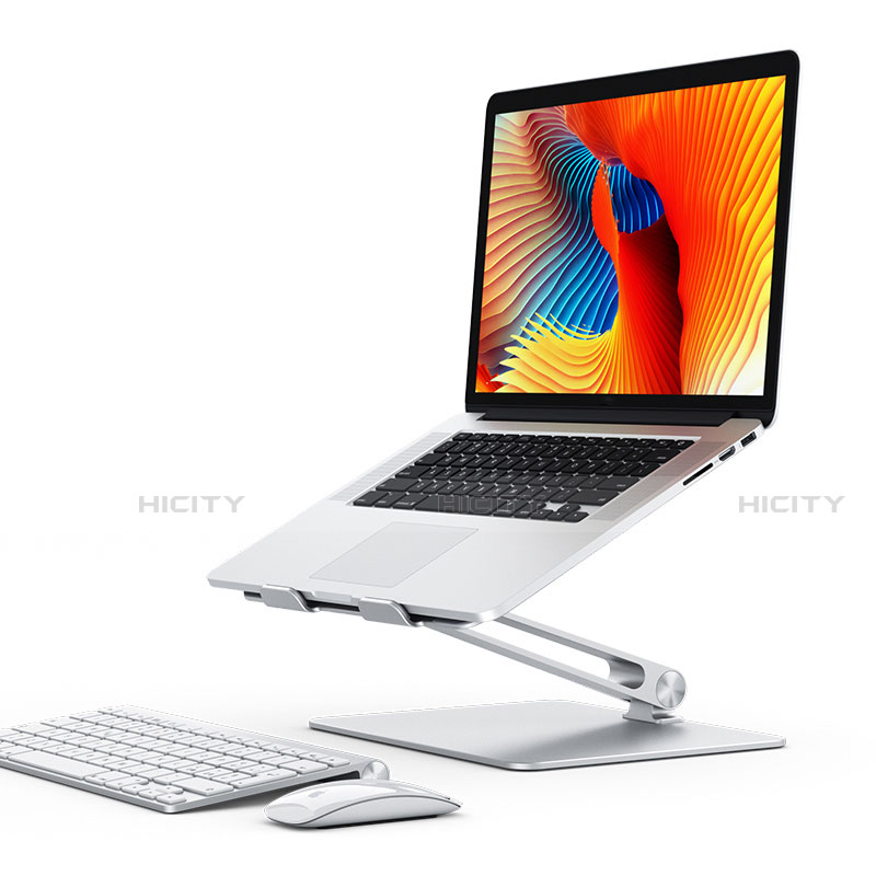 Soporte Ordenador Portatil Universal K07 para Samsung Galaxy Book S 13.3 SM-W767 Plata