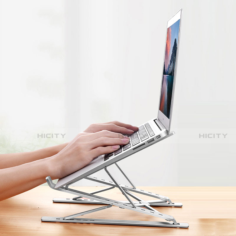 Soporte Ordenador Portatil Universal K09 para Apple MacBook Pro 15 pulgadas Retina Plata