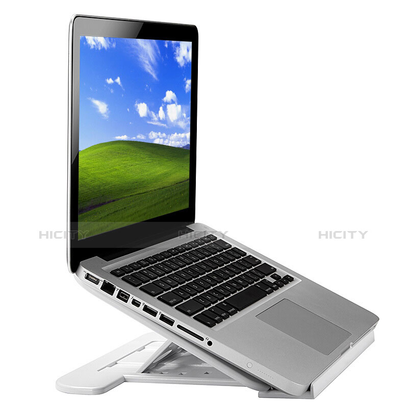 Soporte Ordenador Portatil Universal S02 para Samsung Galaxy Book S 13.3 SM-W767 Plata